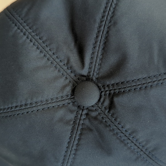 ZEGNA Men's Dark Blue Technical Fabric Baseball Cap Size Small - Picture 7 of 11